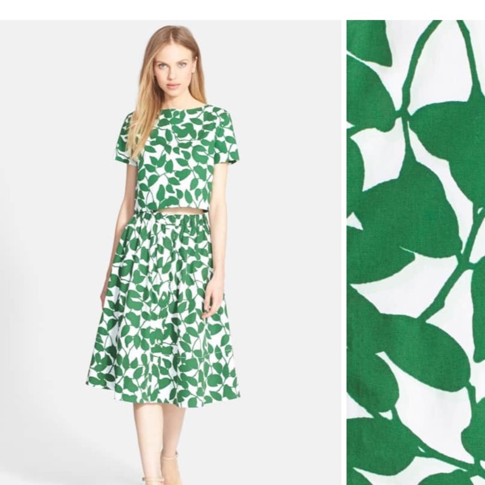 Kate Spade “Garden Leaves” 2pc Set